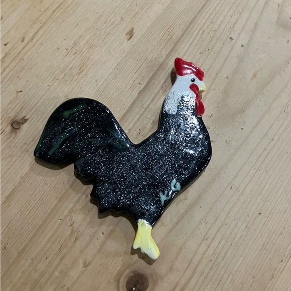 Colorful hand Painted Ceramic 🐔 - Picture 2 of 2